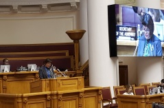 15 October 2017 National Assembly Speaker Maja Gojkovic at the session of the Inter-Parliamentary Union